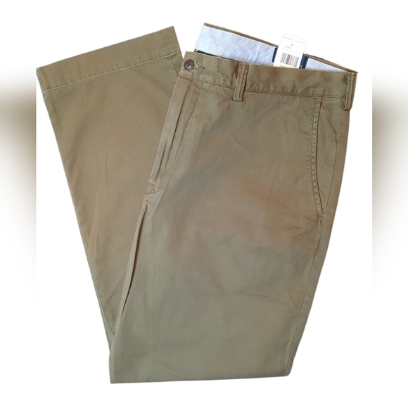 NWT! Polo Ralph Lauren Chino Pants Mens 38x32 Olive Green Stretch Straight Fit